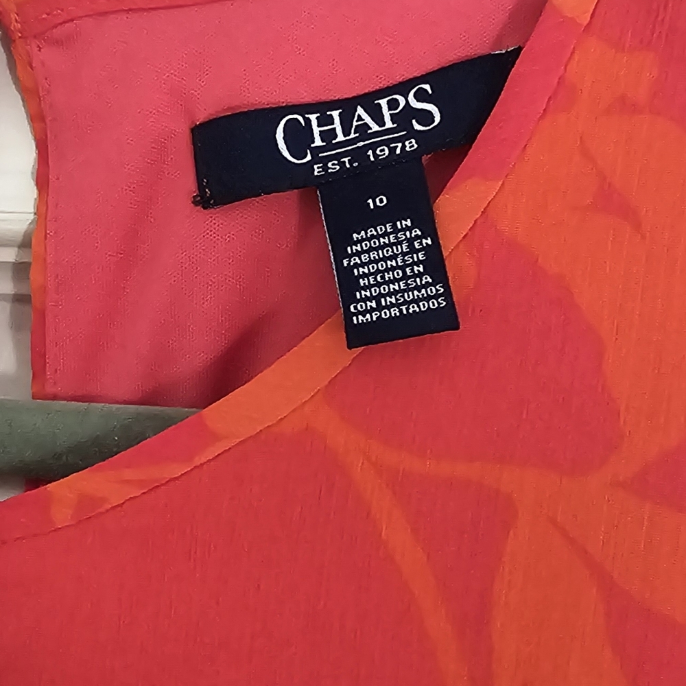 Size 10 CHAPS sleeveless dress